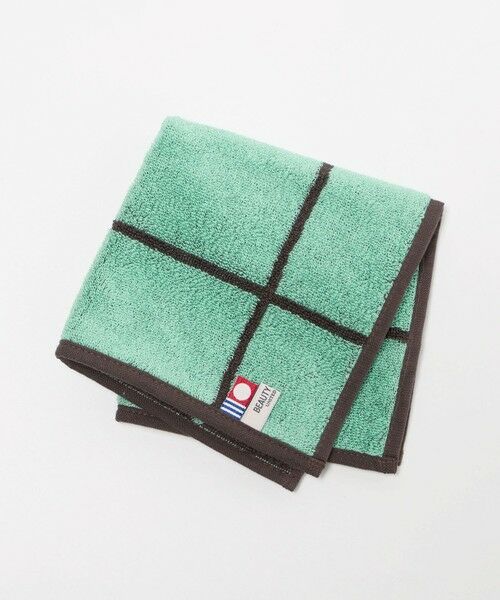BEAUTY&YOUTH UNITED ARROWS / ビューティー&ユース ユナイテッドアローズ ハンカチ | ウィンドウペン タオル ハンカチ（DK.BROWN）