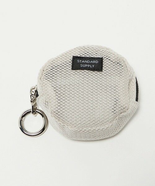 BEAUTY&YOUTH UNITED ARROWS / ビューティー&ユース ユナイテッドアローズ ポーチ | 【別注】＜STANDARD SUPPLY＞ラウンド チャーム ポーチ（OFF WHITE）