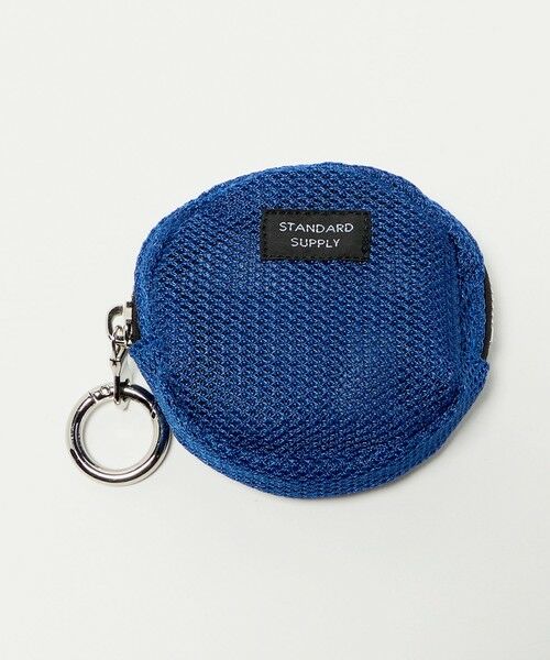 BEAUTY&YOUTH UNITED ARROWS / ビューティー&ユース ユナイテッドアローズ ポーチ | 【別注】＜STANDARD SUPPLY＞ラウンド チャーム ポーチ（ROYAL）