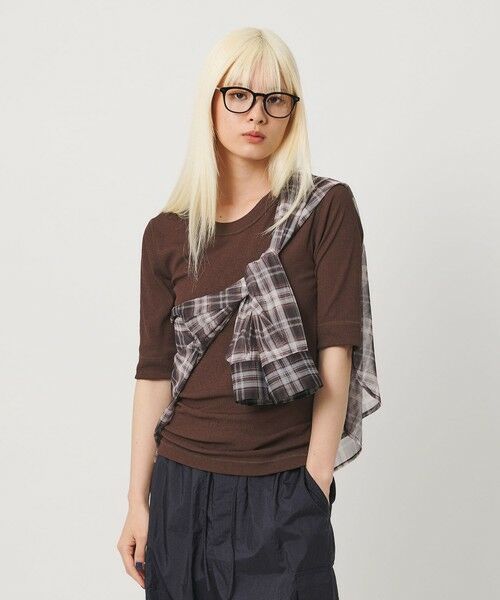 BEAUTY&YOUTH UNITED ARROWS / ビューティー&ユース ユナイテッドアローズ シャツ・ブラウス | 【WEB限定】オンブレーチェック シアーバンドカラーシャツ ウォッシャブル | 詳細25