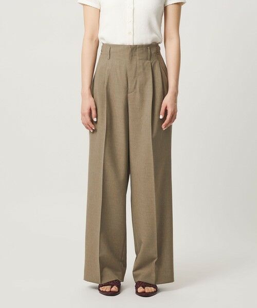 BEAUTY&YOUTH UNITED ARROWS / ビューティー&ユース ユナイテッドアローズ その他パンツ | ポリエステルポプリン 2タック タブ ワイドパンツ 吸水速乾 接触冷感 ウォッシャブル | 詳細24