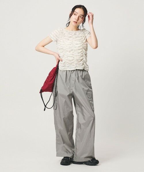 BEAUTY&YOUTH UNITED ARROWS / ビューティー&ユース ユナイテッドアローズ カーゴパンツ | ナイロン ドローストリング カーゴパンツ | 詳細3