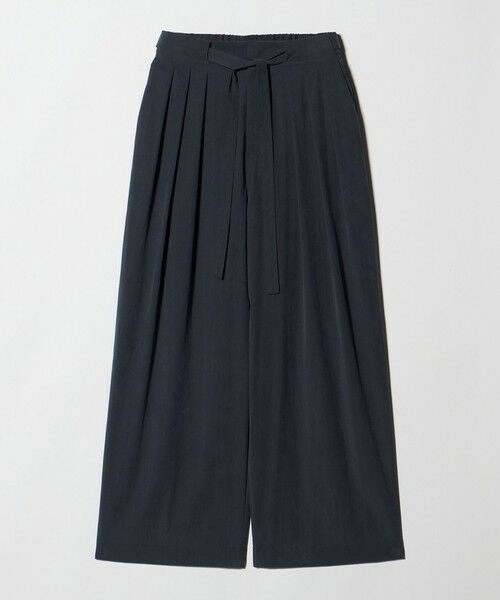 BEAUTY&YOUTH UNITED ARROWS / ビューティー&ユース ユナイテッドアローズ その他パンツ | セルロースブレンド ベルトループ ワイドパンツ ウォッシャブル(DK.GRAY)