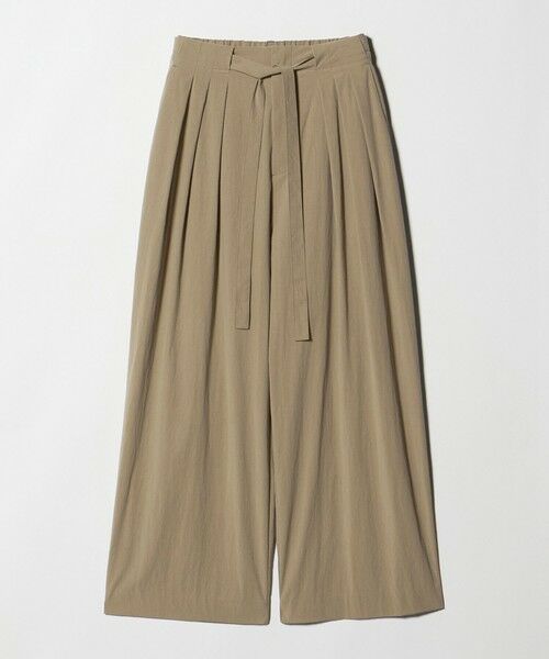 BEAUTY&YOUTH UNITED ARROWS / ビューティー&ユース ユナイテッドアローズ その他パンツ | セルロースブレンド ベルトループ ワイドパンツ ウォッシャブル | 詳細11