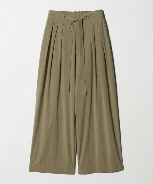 BEAUTY&YOUTH UNITED ARROWS / ビューティー&ユース ユナイテッドアローズ その他パンツ | セルロースブレンド ベルトループ ワイドパンツ ウォッシャブル(BEIGE)