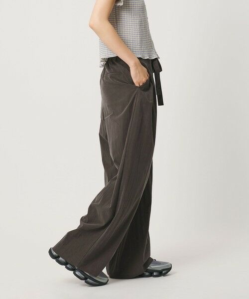 BEAUTY&YOUTH UNITED ARROWS / ビューティー&ユース ユナイテッドアローズ その他パンツ | セルロースブレンド ベルトループ ワイドパンツ ウォッシャブル | 詳細20