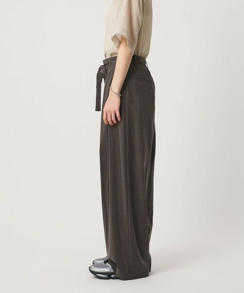 BEAUTY&YOUTH UNITED ARROWS / ビューティー&ユース ユナイテッドアローズ その他パンツ | セルロースブレンド ベルトループ ワイドパンツ ウォッシャブル | 詳細24