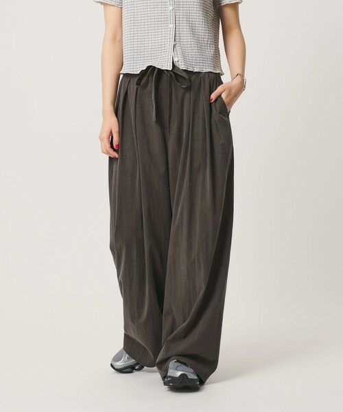 BEAUTY&YOUTH UNITED ARROWS / ビューティー&ユース ユナイテッドアローズ その他パンツ | セルロースブレンド ベルトループ ワイドパンツ ウォッシャブル | 詳細21