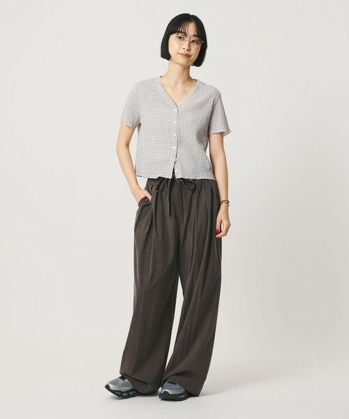 BEAUTY&YOUTH UNITED ARROWS / ビューティー&ユース ユナイテッドアローズ その他パンツ | セルロースブレンド ベルトループ ワイドパンツ ウォッシャブル | 詳細22