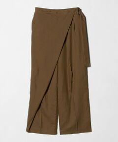 BEAUTY&YOUTH UNITED ARROWS / ビューティー&ユース ユナイテッドアローズ その他パンツ | フロントラップ ベルト パンツ ウォッシャブル