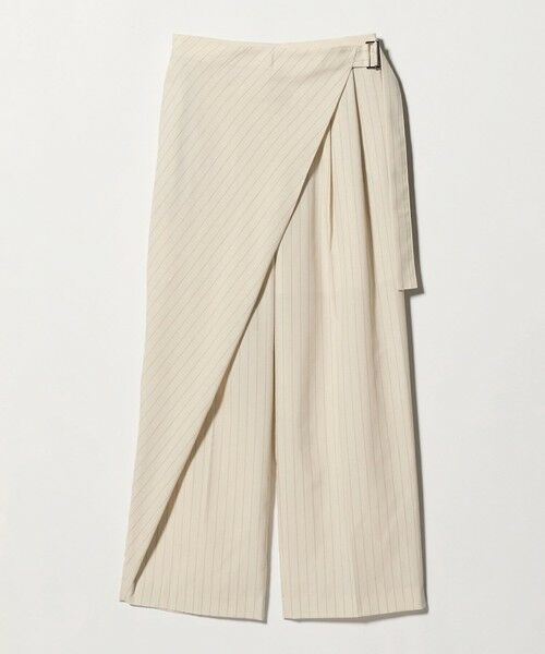 BEAUTY&YOUTH UNITED ARROWS / ビューティー&ユース ユナイテッドアローズ その他パンツ | フロントラップ ベルト パンツ ウォッシャブル | 詳細4