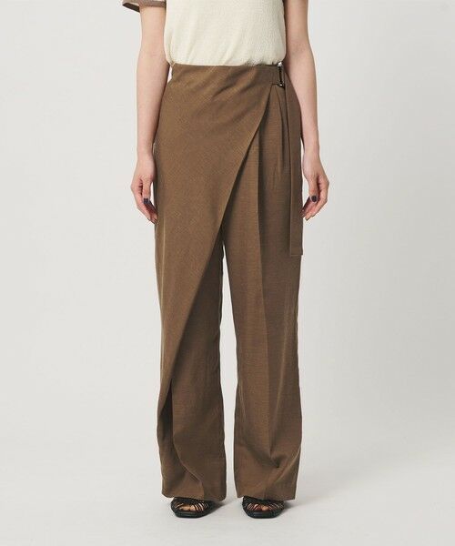 BEAUTY&YOUTH UNITED ARROWS / ビューティー&ユース ユナイテッドアローズ その他パンツ | フロントラップ ベルト パンツ ウォッシャブル | 詳細14