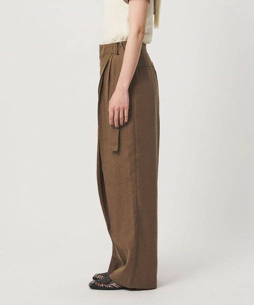 BEAUTY&YOUTH UNITED ARROWS / ビューティー&ユース ユナイテッドアローズ その他パンツ | フロントラップ ベルト パンツ ウォッシャブル | 詳細15