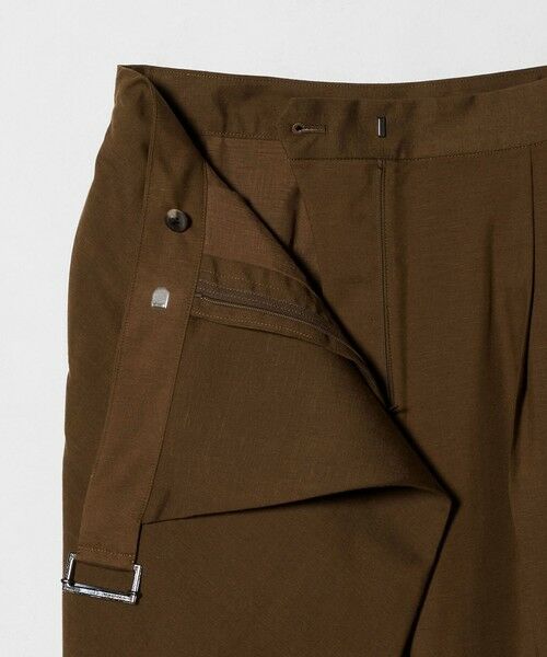 BEAUTY&YOUTH UNITED ARROWS / ビューティー&ユース ユナイテッドアローズ その他パンツ | フロントラップ ベルト パンツ ウォッシャブル | 詳細9