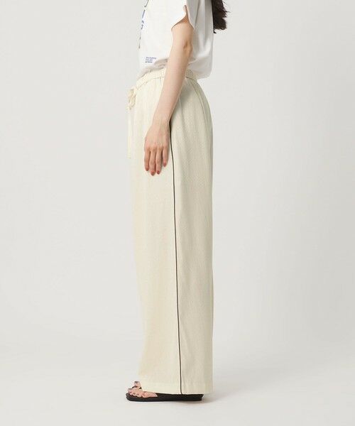 BEAUTY&YOUTH UNITED ARROWS / ビューティー&ユース ユナイテッドアローズ その他パンツ | ドット パイピング ワイド イージーパンツ ウォッシャブル/ライナー | 詳細5