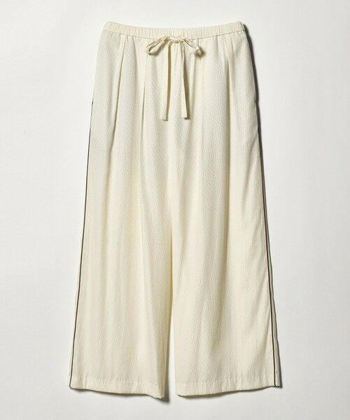 BEAUTY&YOUTH UNITED ARROWS / ビューティー&ユース ユナイテッドアローズ その他パンツ | ドット パイピング ワイド イージーパンツ ウォッシャブル/ライナー（NATURAL）