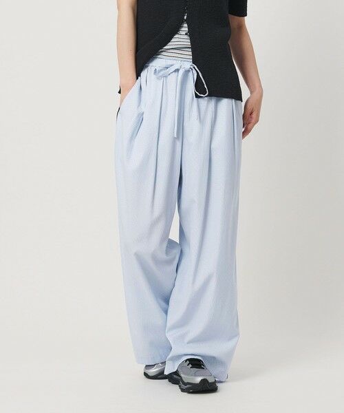 BEAUTY&YOUTH UNITED ARROWS / ビューティー&ユース ユナイテッドアローズ その他パンツ | ドット パイピング ワイド イージーパンツ ウォッシャブル/ライナー | 詳細11