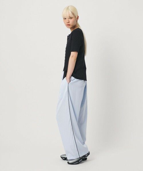 BEAUTY&YOUTH UNITED ARROWS / ビューティー&ユース ユナイテッドアローズ その他パンツ | ドット パイピング ワイド イージーパンツ ウォッシャブル/ライナー | 詳細13