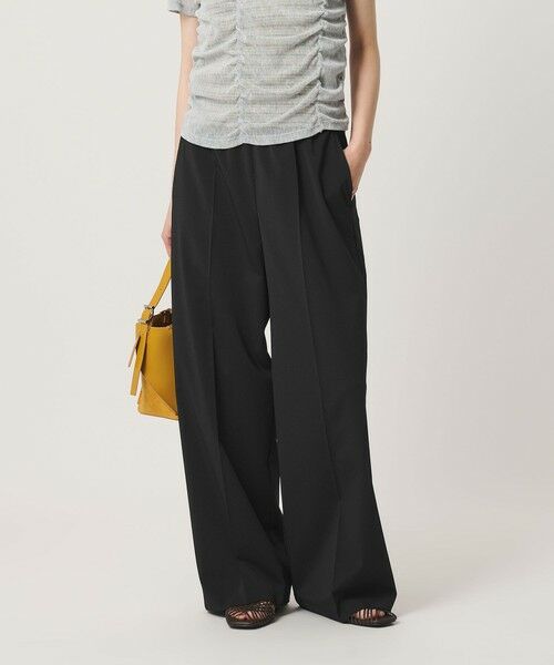 BEAUTY&YOUTH UNITED ARROWS / ビューティー&ユース ユナイテッドアローズ その他パンツ | ゴムギャザー ワイドパンツ ウォッシャブル 防シワ | 詳細1