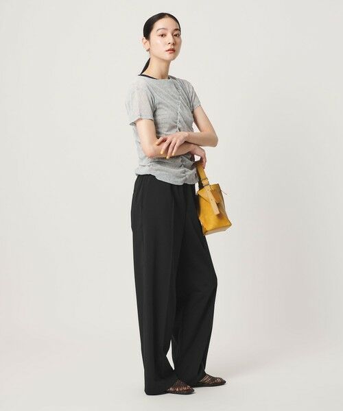 BEAUTY&YOUTH UNITED ARROWS / ビューティー&ユース ユナイテッドアローズ その他パンツ | ゴムギャザー ワイドパンツ ウォッシャブル 防シワ | 詳細3