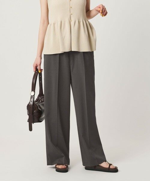 BEAUTY&YOUTH UNITED ARROWS / ビューティー&ユース ユナイテッドアローズ その他パンツ | ゴムギャザー ワイドパンツ ウォッシャブル 防シワ | 詳細8