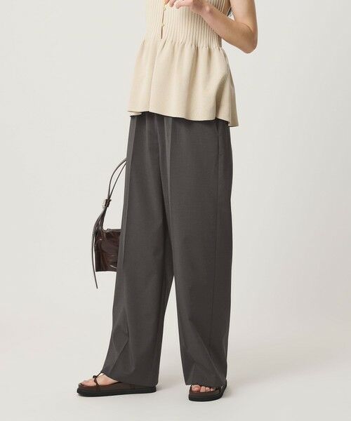 BEAUTY&YOUTH UNITED ARROWS / ビューティー&ユース ユナイテッドアローズ その他パンツ | ゴムギャザー ワイドパンツ ウォッシャブル 防シワ | 詳細9