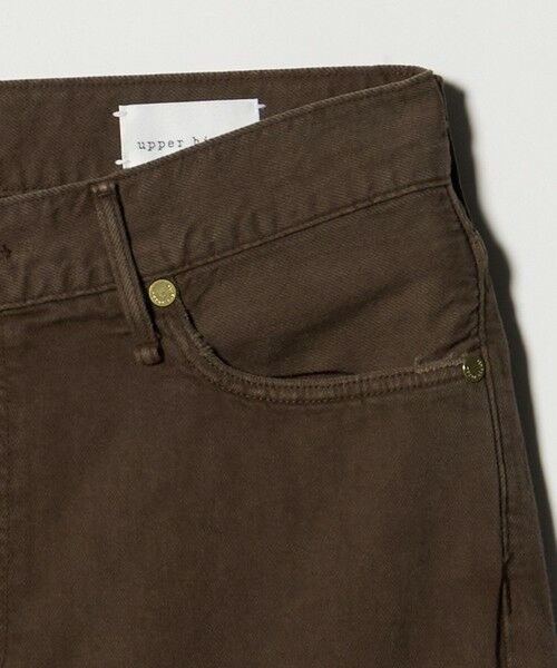 BEAUTY&YOUTH UNITED ARROWS / ビューティー&ユース ユナイテッドアローズ デニムパンツ | 【別注】＜upper hights＞THE NIECE MID RISE ライトオンス デニムパンツ/ミディアムブラウン | 詳細9