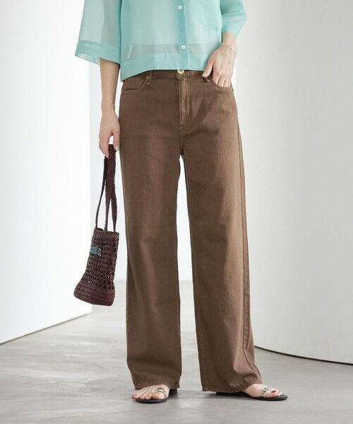 BEAUTY&YOUTH UNITED ARROWS / ビューティー&ユース ユナイテッドアローズ デニムパンツ | 【別注】＜upper hights＞THE NIECE MID RISE ライトオンス デニムパンツ/ミディアムブラウン（MD.BROWN）