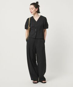 BEAUTY&YOUTH UNITED ARROWS / ビューティー&ユース ユナイテッドアローズ シャツ・ブラウス | カーブスリーブ Vネック ブラウス UVカット 防シワ ウォッシャブル