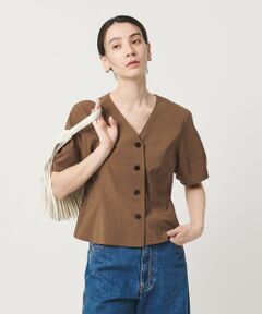 BEAUTY&YOUTH UNITED ARROWS / ビューティー&ユース ユナイテッドアローズ シャツ・ブラウス | カーブスリーブ Vネック ブラウス UVカット 防シワ ウォッシャブル