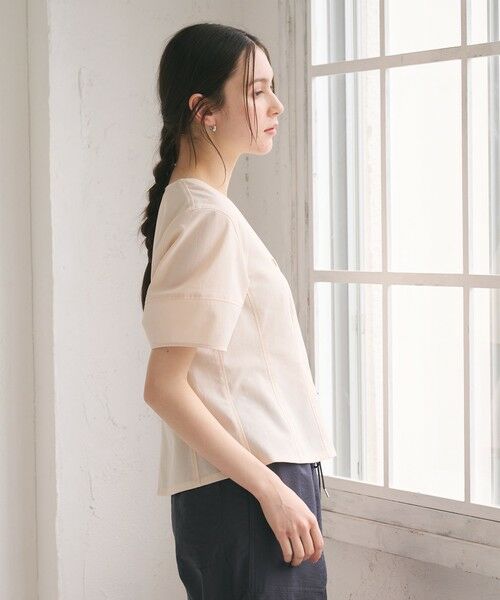 BEAUTY&YOUTH UNITED ARROWS / ビューティー&ユース ユナイテッドアローズ シャツ・ブラウス | カーブスリーブ Vネック ブラウス UVカット 防シワ ウォッシャブル | 詳細3