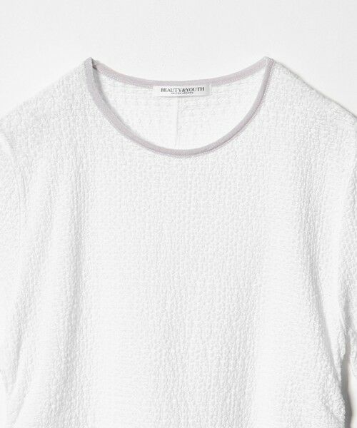 BEAUTY&YOUTH UNITED ARROWS / ビューティー&ユース ユナイテッドアローズ カットソー | ベロア パイピング ギャザー カットソー | 詳細1