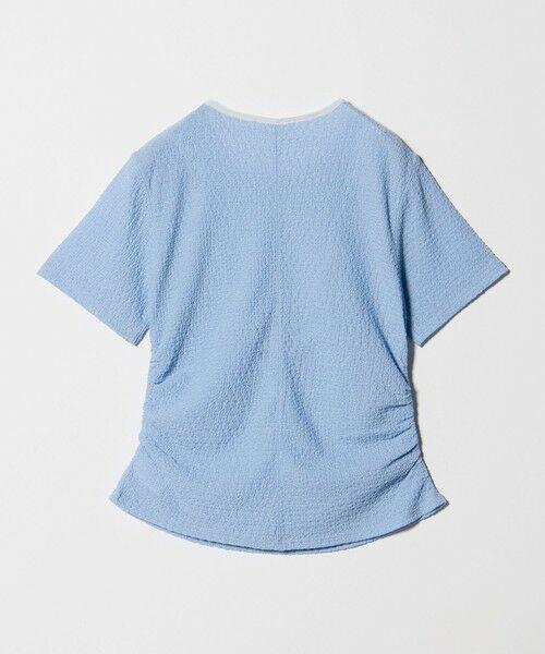 BEAUTY&YOUTH UNITED ARROWS / ビューティー&ユース ユナイテッドアローズ カットソー | ベロア パイピング ギャザー カットソー | 詳細5