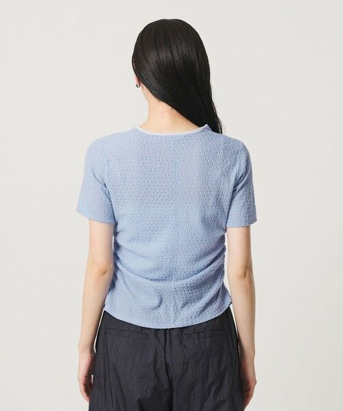 BEAUTY&YOUTH UNITED ARROWS / ビューティー&ユース ユナイテッドアローズ カットソー | ベロア パイピング ギャザー カットソー | 詳細18