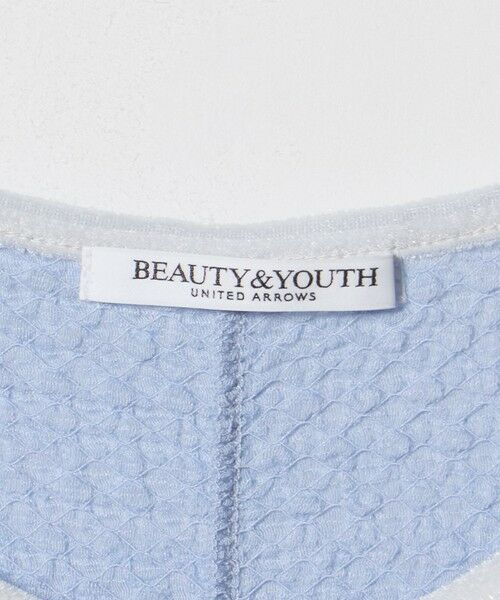 BEAUTY&YOUTH UNITED ARROWS / ビューティー&ユース ユナイテッドアローズ カットソー | ベロア パイピング ギャザー カットソー | 詳細25