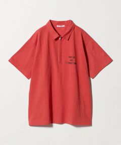 BEAUTY&YOUTH UNITED ARROWS / ビューティー&ユース ユナイテッドアローズ ポロシャツ | コットンポリエステル ジップ ビッグ ポロシャツ