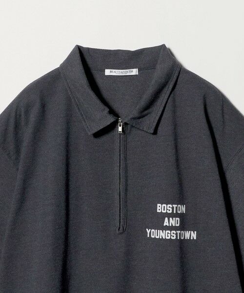 BEAUTY&YOUTH UNITED ARROWS / ビューティー&ユース ユナイテッドアローズ ポロシャツ | コットンポリエステル ジップ ビッグ ポロシャツ | 詳細2