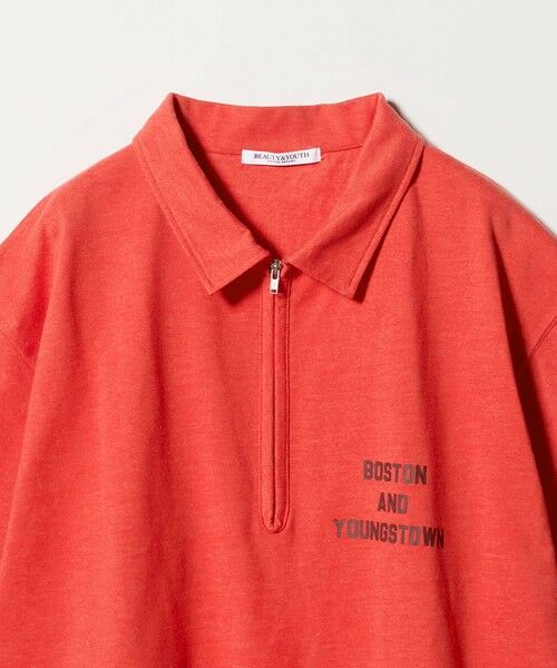 BEAUTY&YOUTH UNITED ARROWS / ビューティー&ユース ユナイテッドアローズ ポロシャツ | コットンポリエステル ジップ ビッグ ポロシャツ | 詳細24