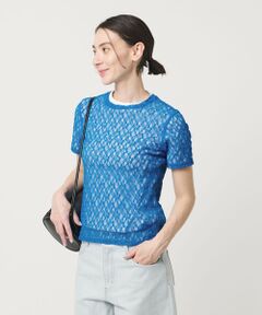 BEAUTY&YOUTH UNITED ARROWS / ビューティー&ユース ユナイテッドアローズ カットソー | フラワーレース ショートスリーブ プルオーバー