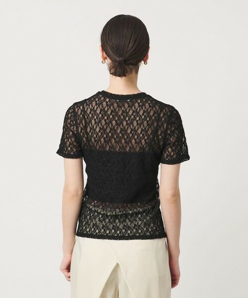 BEAUTY&YOUTH UNITED ARROWS / ビューティー&ユース ユナイテッドアローズ カットソー | フラワーレース ショートスリーブ プルオーバー | 詳細13
