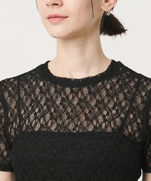 BEAUTY&YOUTH UNITED ARROWS / ビューティー&ユース ユナイテッドアローズ カットソー | フラワーレース ショートスリーブ プルオーバー | 詳細14