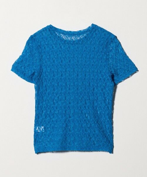 BEAUTY&YOUTH UNITED ARROWS / ビューティー&ユース ユナイテッドアローズ カットソー | フラワーレース ショートスリーブ プルオーバー | 詳細26
