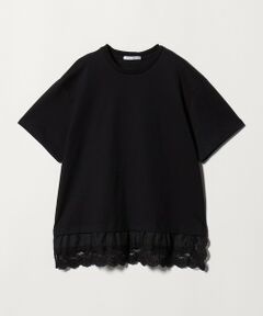 BEAUTY&YOUTH UNITED ARROWS / ビューティー&ユース ユナイテッドアローズ Tシャツ | レースドッキング ショートスリーブ Tシャツ