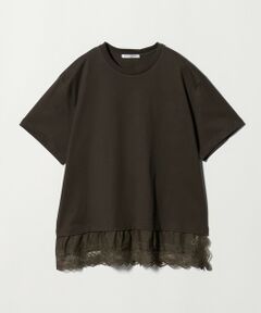 BEAUTY&YOUTH UNITED ARROWS / ビューティー&ユース ユナイテッドアローズ Tシャツ | レースドッキング ショートスリーブ Tシャツ