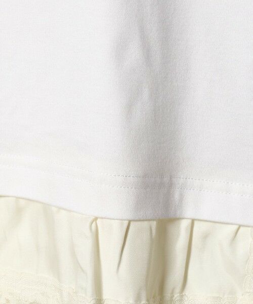 BEAUTY&YOUTH UNITED ARROWS / ビューティー&ユース ユナイテッドアローズ Tシャツ | レースドッキング ショートスリーブ Tシャツ | 詳細2