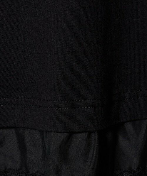BEAUTY&YOUTH UNITED ARROWS / ビューティー&ユース ユナイテッドアローズ Tシャツ | レースドッキング ショートスリーブ Tシャツ | 詳細4
