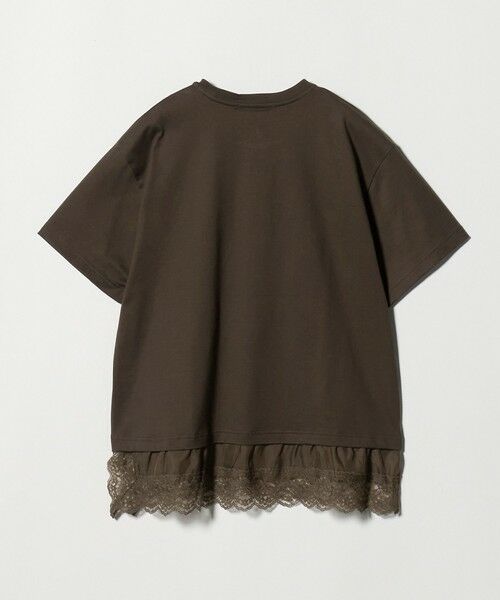BEAUTY&YOUTH UNITED ARROWS / ビューティー&ユース ユナイテッドアローズ Tシャツ | レースドッキング ショートスリーブ Tシャツ | 詳細24