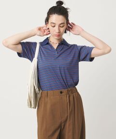 BEAUTY&YOUTH UNITED ARROWS / ビューティー&ユース ユナイテッドアローズ ポロシャツ | コットンポリエステル ボーダー ポロシャツ