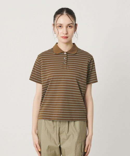 BEAUTY&YOUTH UNITED ARROWS / ビューティー&ユース ユナイテッドアローズ ポロシャツ | コットンポリエステル ボーダー ポロシャツ | 詳細4