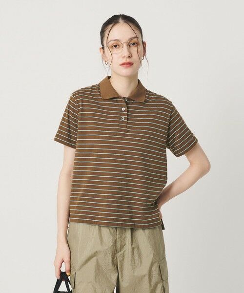 BEAUTY&YOUTH UNITED ARROWS / ビューティー&ユース ユナイテッドアローズ ポロシャツ | コットンポリエステル ボーダー ポロシャツ | 詳細2